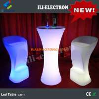 Led Glow furniture/Illuminated Led Bar Table/Light Up glow Table