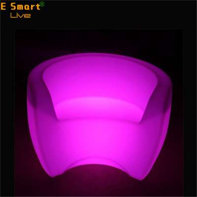 RGB color led night lighting sofa armchair design bar chair